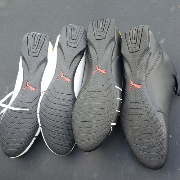 SET of Puma Ferrari Black & White Shoes Size 11.5 main image 6